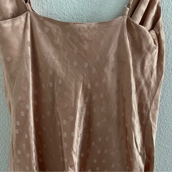 Love Stitch Polka Dot Slip Tank Boho Romantic Small - Picture 5 of 6